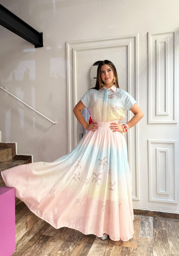 Conjunto Diseño Palmeras